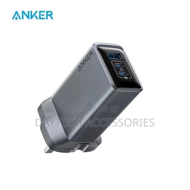 Anker Prime Gan 3-Port Fast PPS Charger - Compact Foldable - Silver - thumbnail 2
