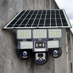 Smartphone App Control 12mp 4g PTZ Solar Camera With Solar Flood Light - thumbnail 2