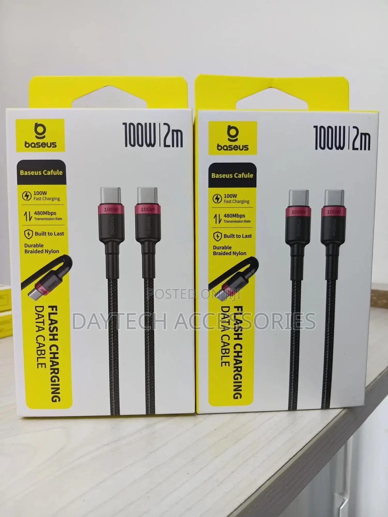 Baseus Pd2.0 Usb Type C to Usb Type C Cable (Pd 100w)