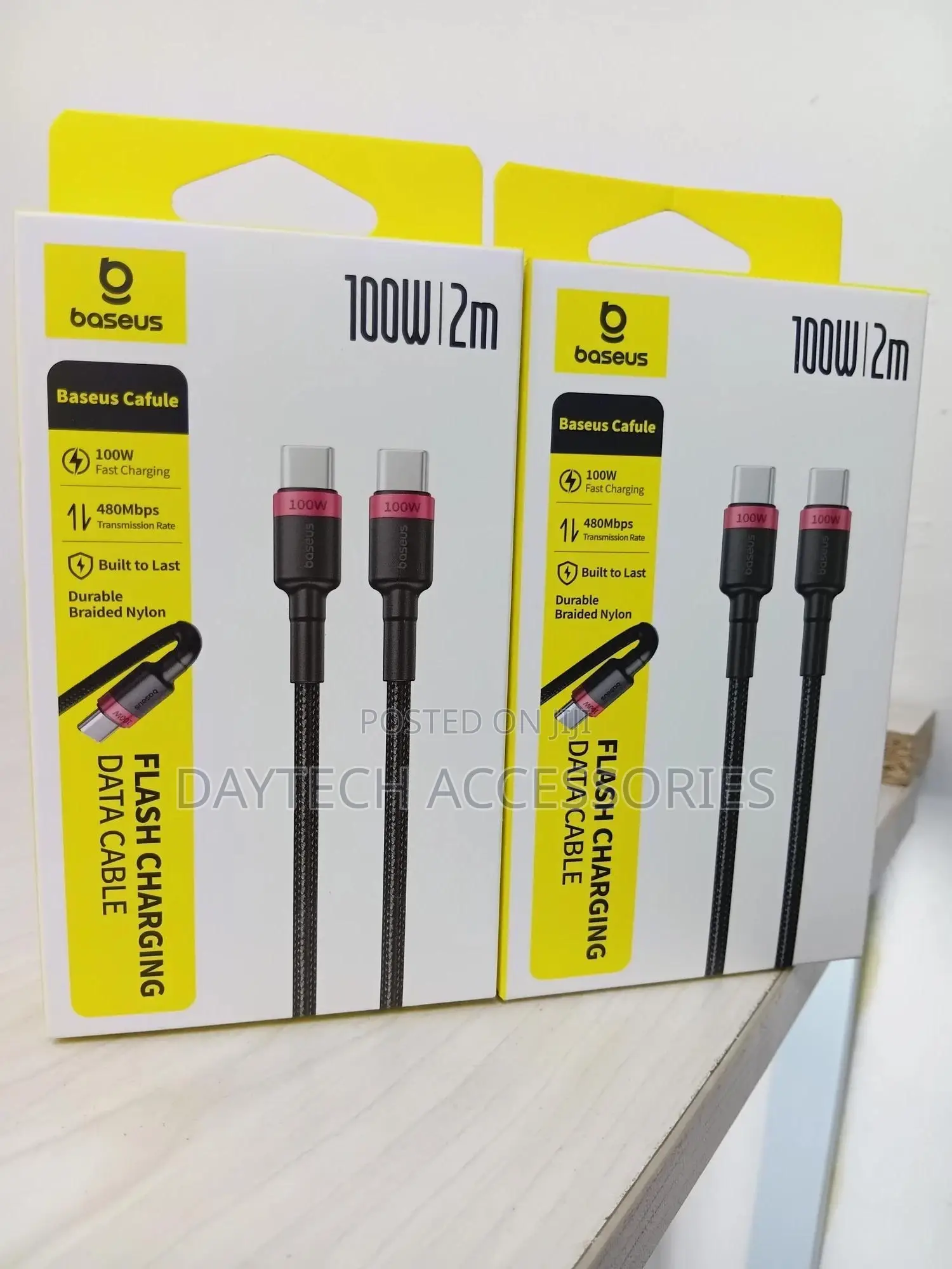 Baseus Cafule Usb-C to Usb-C 100w 2m Cable.