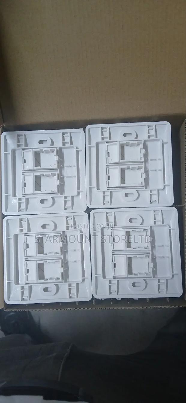 Giganet 2-Port Keystone Faceplate - thumbnail 2