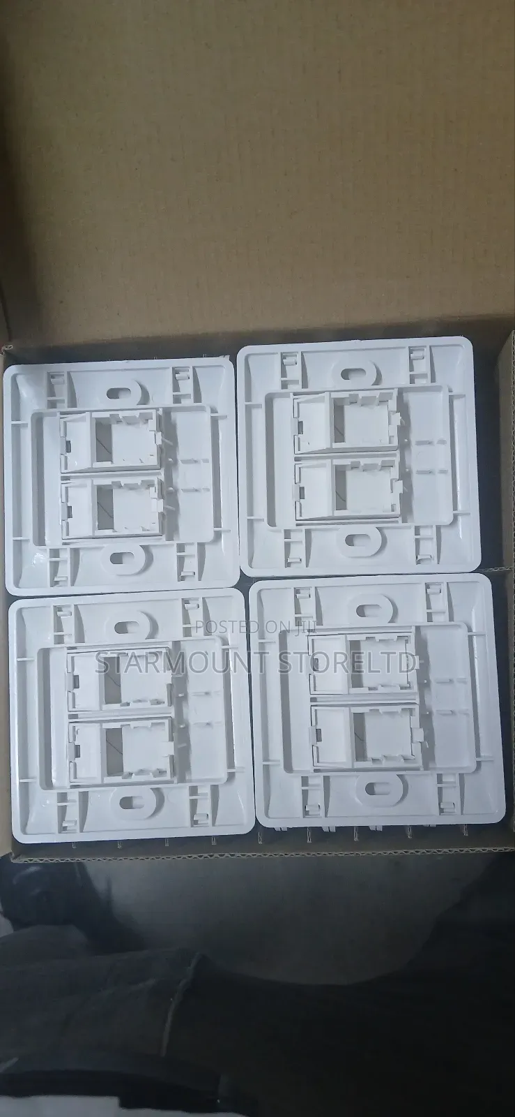 Giganet 2-Port Keystone Faceplate