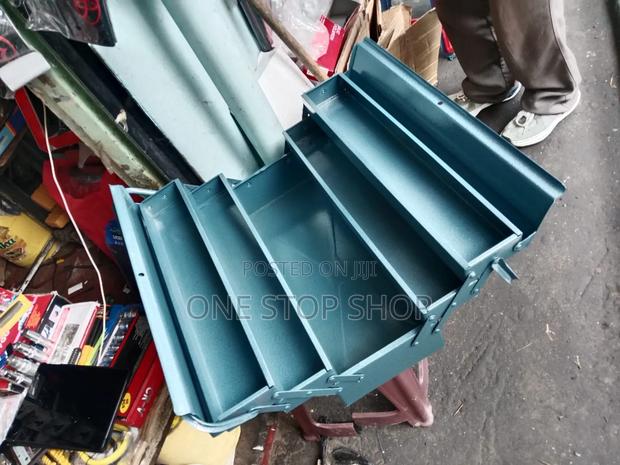 Metallic Empty Toolbox Organizer With 5 Compartment - main view