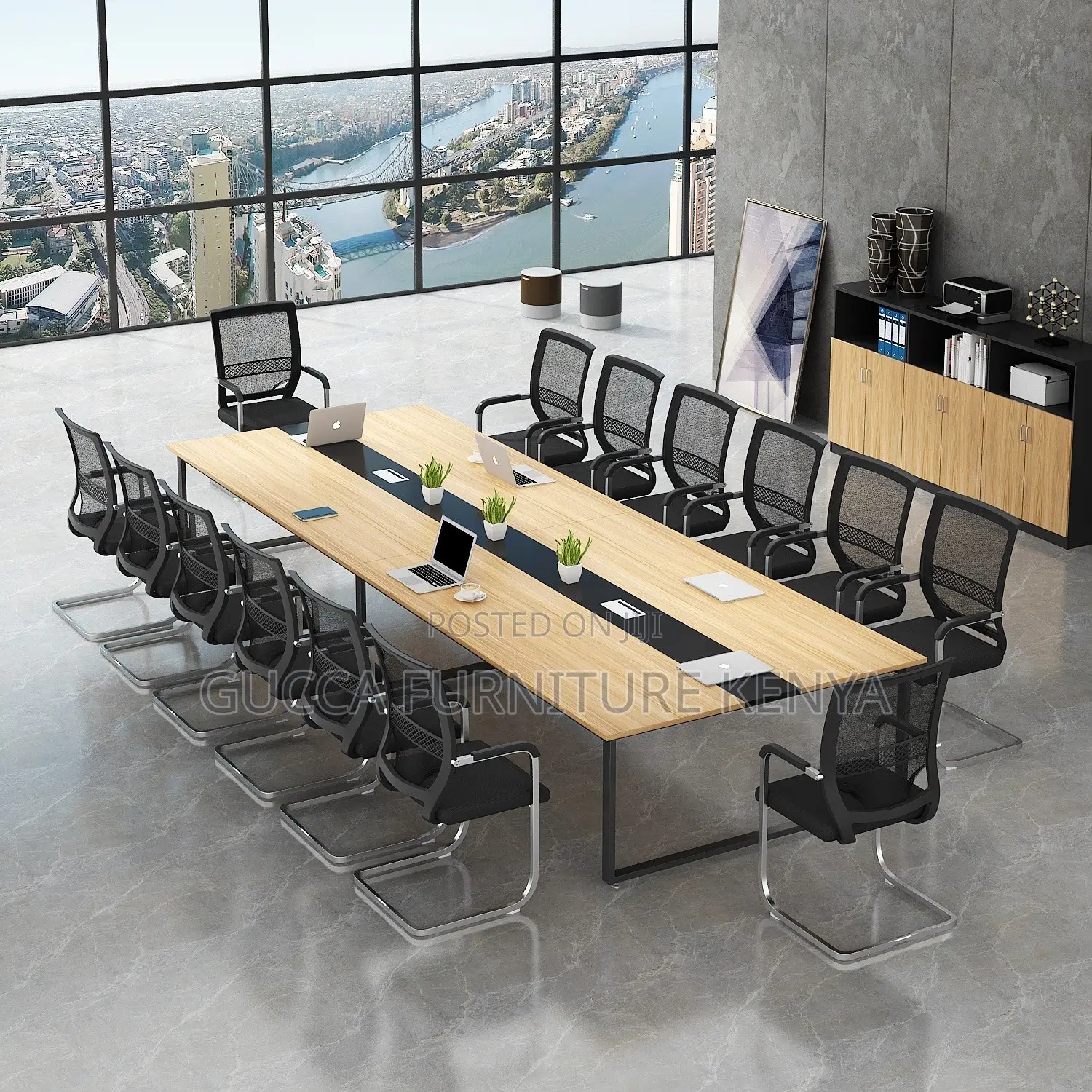 2.4 Meters Office Boardroom Table (10-seater)
