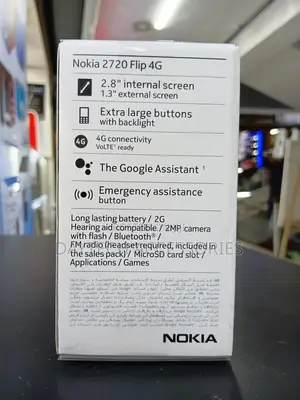 New Nokia 2760 Flip 4 GB Black
