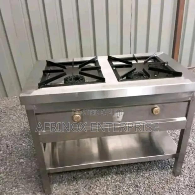 Commercial Two Burner Gas Stove