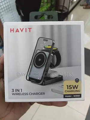 Havit W3103 3-in-1 Wireless Charger and Powerbank