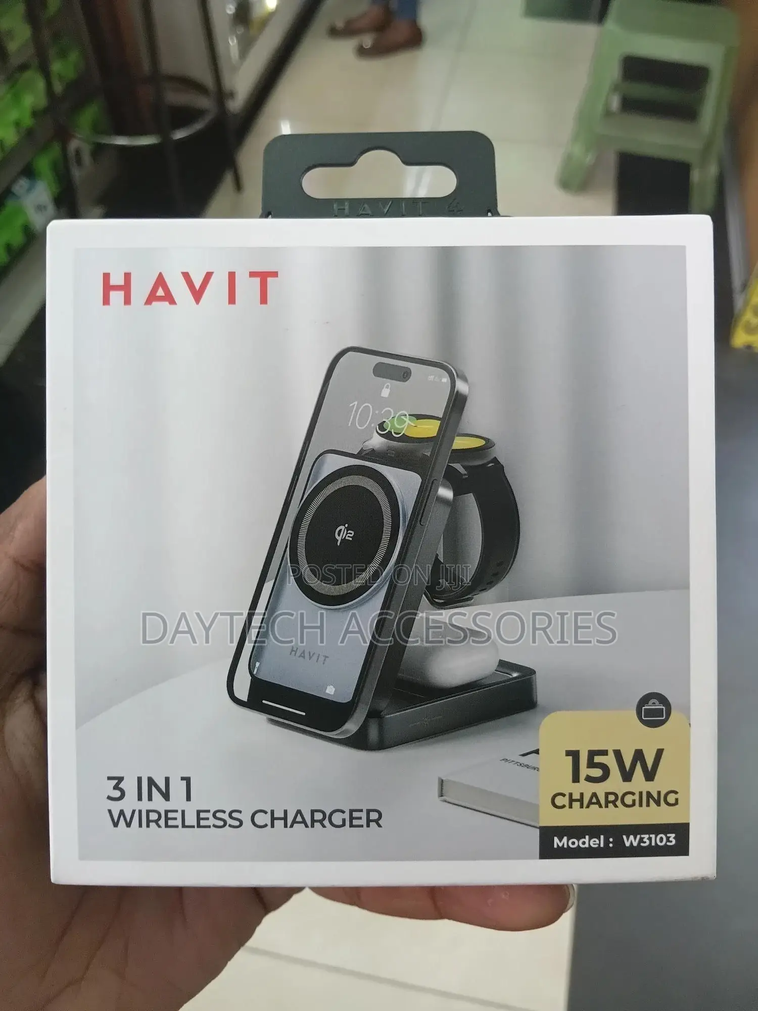 Havit W3103 3-in-1 Wireless Charger and Powerbank