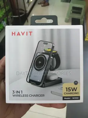 Havit W3103 3-in-1 Wireless Charger and Powerbank