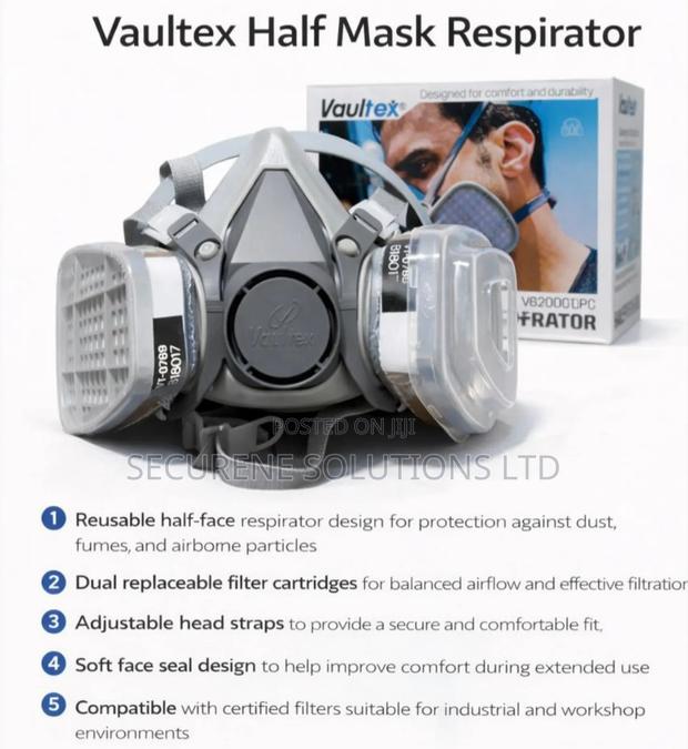 Vaultex Half Mask Respiratory/V6200upc / 6000 Series - main view