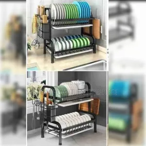 2 Tier High Quality Carbon Steel Dish Rack
