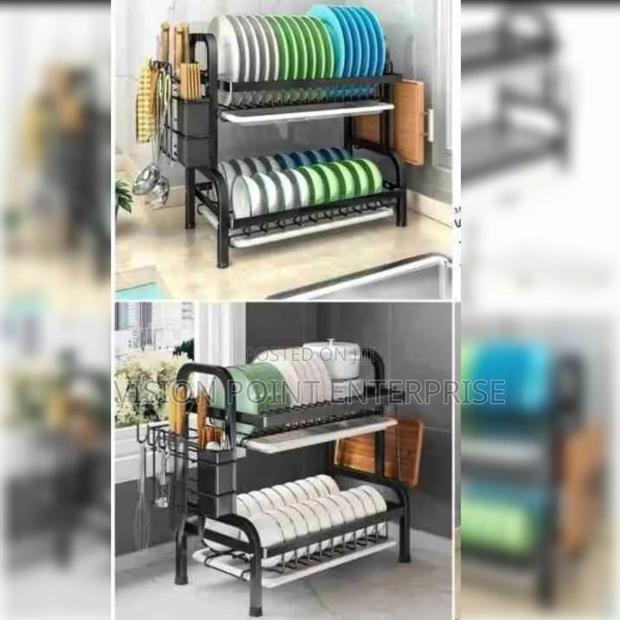 2 Tier High Quality Carbon Steel Dish Rack