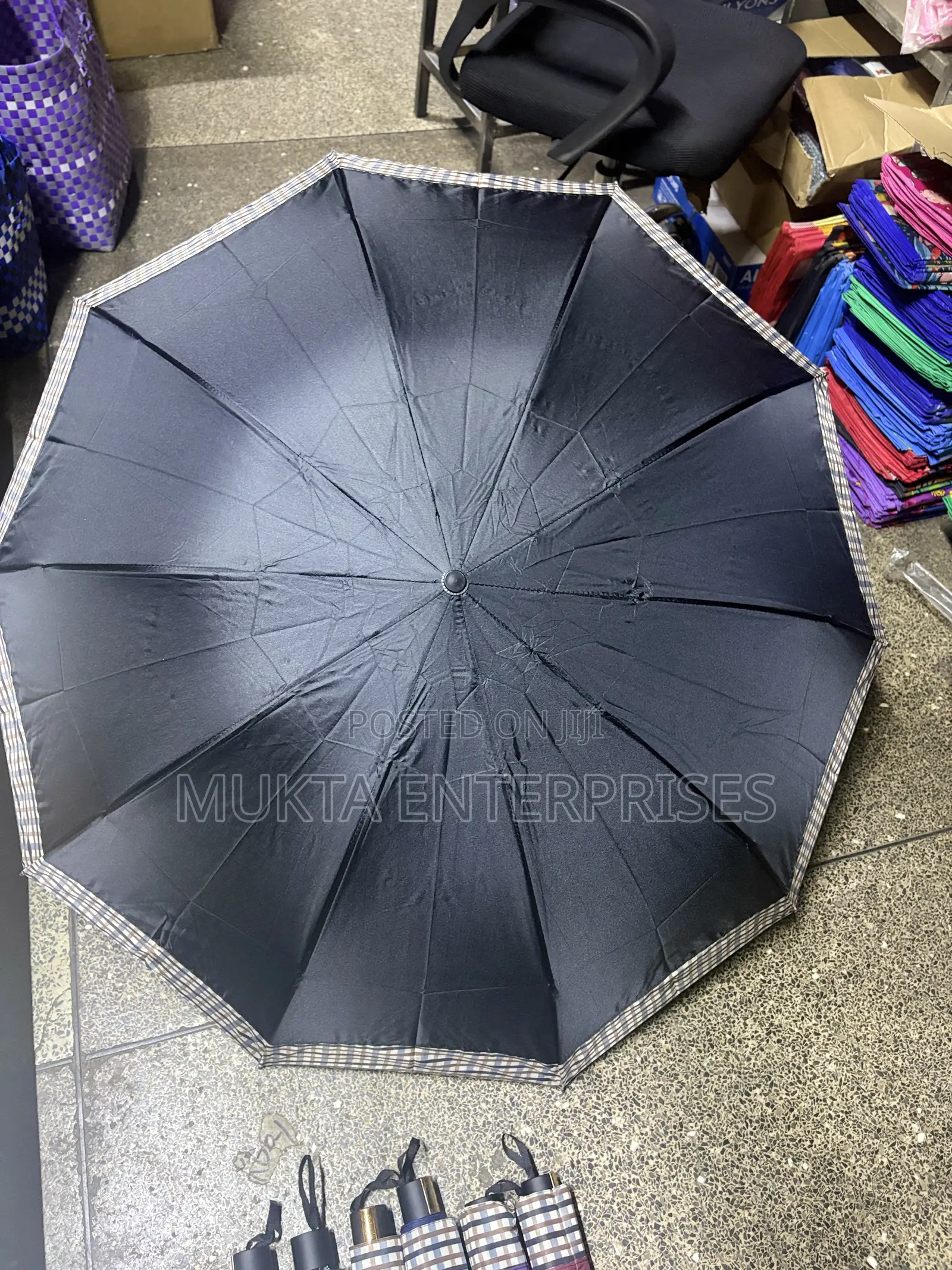 Checks Umbrella Compact Ys014
