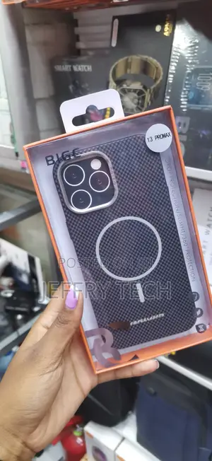 Azzes Tribal Apple iPhone 13 Pro Max Carbon Fiber Case -Black