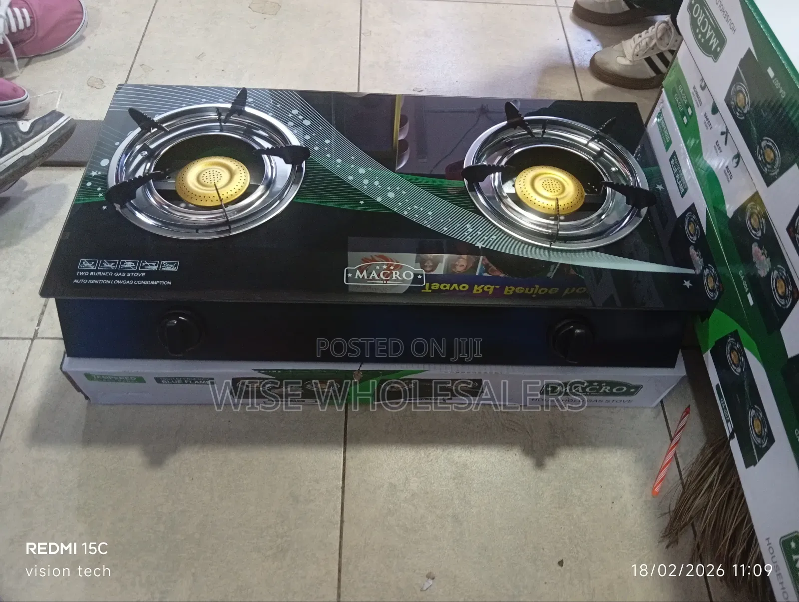 Macro Two-Burner Gas Stove√°°