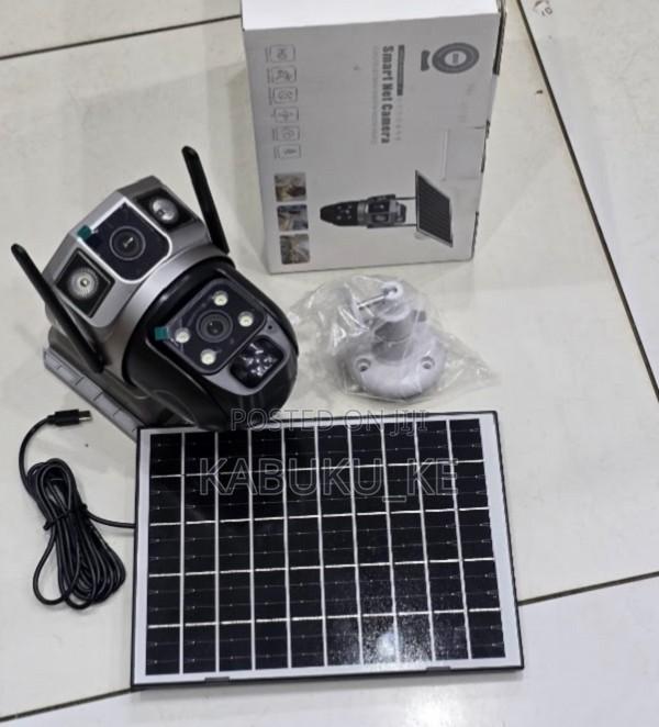 V380 Pro Cctv Camera Dual Lens Solar Camera Wifi Supported - main view