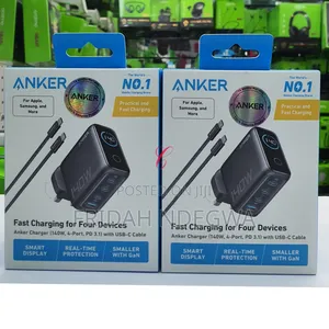 Anker Charger *140w 4-Port* Pd 3.1 With Usb C Cable