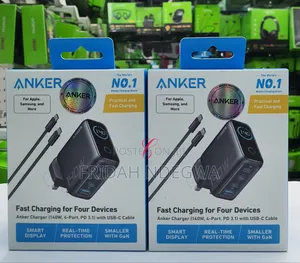 Anker Charger *140w 4-Port* Pd 3.1 With Usb C Cable