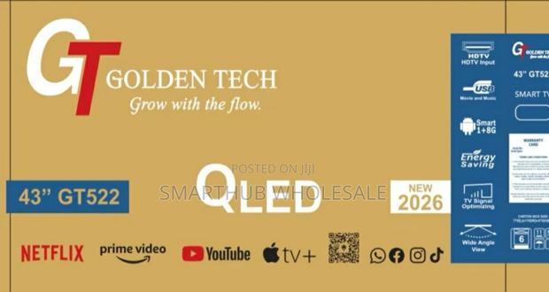 Goldentech 43 Inches Qled Smart Android Tv - thumbnail 3