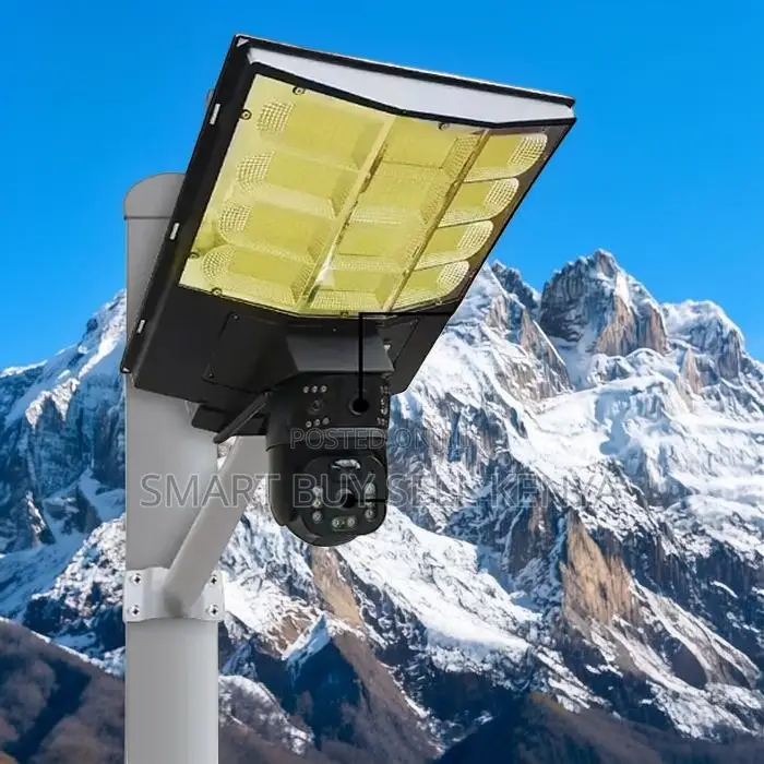 High Definition 3mp Hd 12mp 4g PTZ Solar Camera With Solar Streetlight