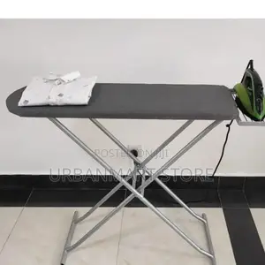 Sturdy Metallic Ironing Board With Foldable Design