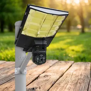 Two-Way Audio 12mp 4g PTZ Multiple Lens Solar Camera Solar Streetlight