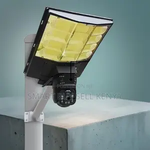 Audio Recording 12mp 4g PTZ Multiple Lens Camera Solar Street Light