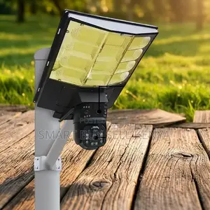 12mp 4g PTZ Multiple Lens Screens Solar Camera With Solar Street Light