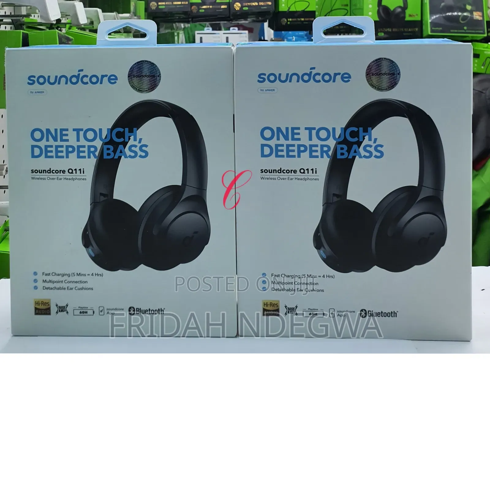 Soundcore *Q11i* Multipoint Connection Over Ear Headphone