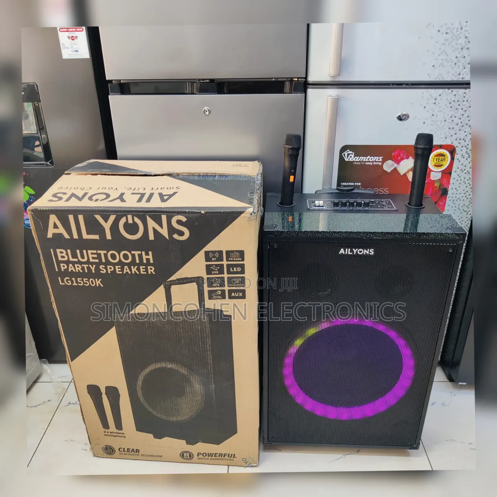 Ailyons Portable Party Speaker 15"