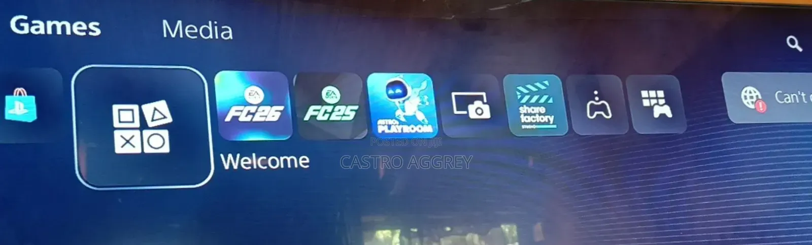 Ps5 Console Standard,Fc 26 Disk and One Pad