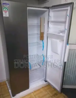 With Water Dispenser New Roch 439l Side by Side Fridge