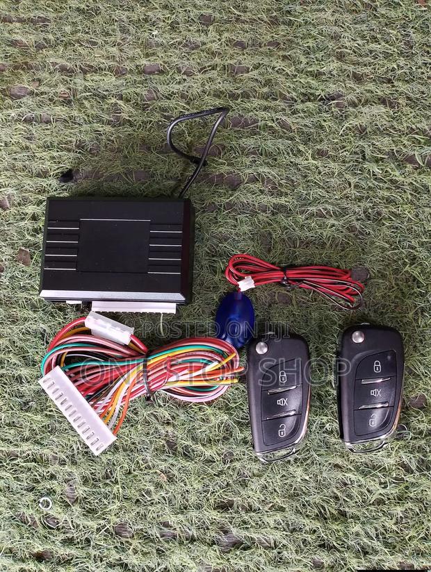 Romatec Security Alarm With Flip Key Remote for All Cars (No Cutout