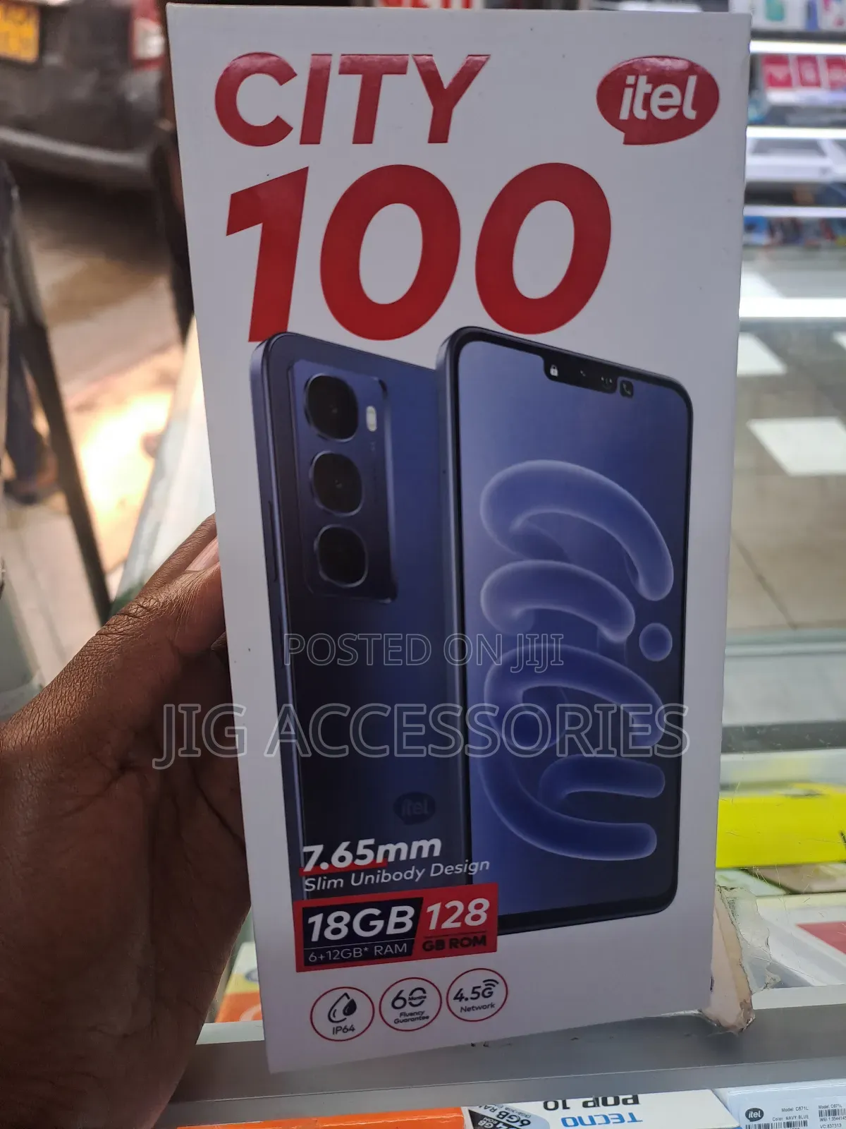 New Itel City 100 128 GB Blue