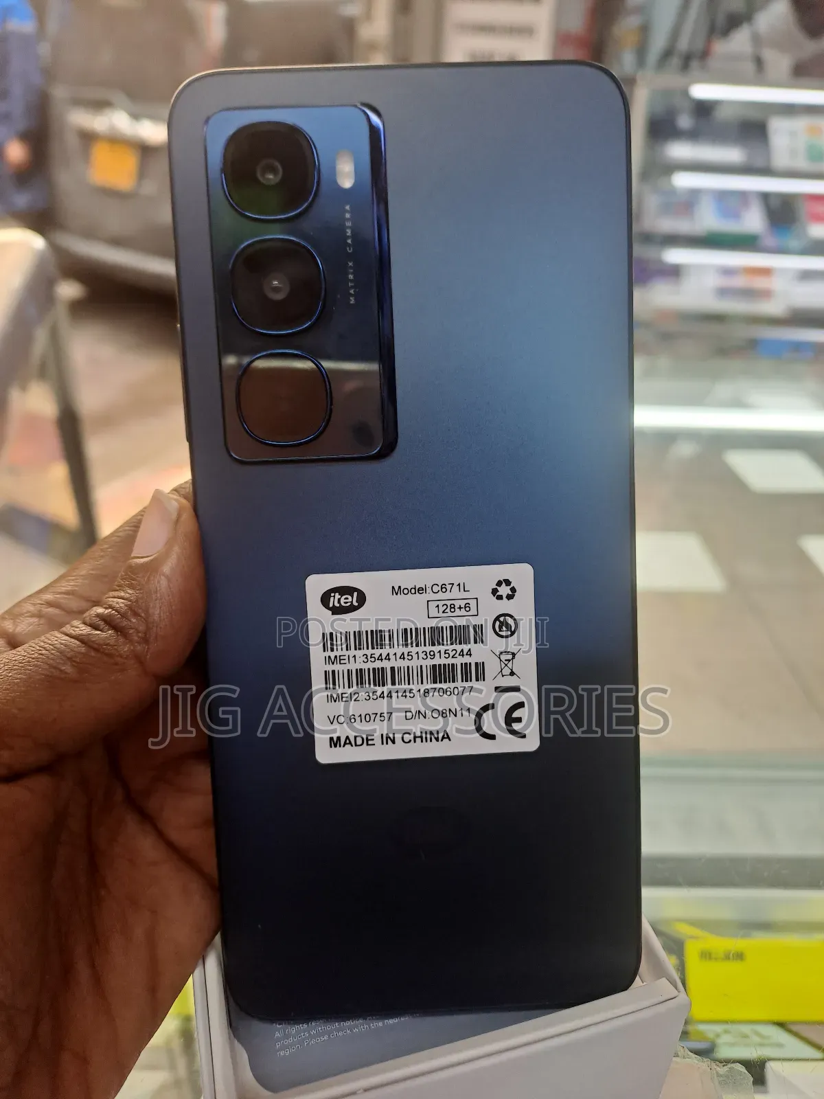 New Itel City 100 128 GB Blue