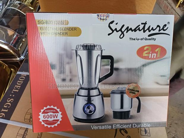 2 In 1 Signature Stainless Steel Blender With Grinder - main view