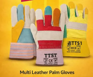 Heavy-duty Construction Rigger Leather Work Gloves