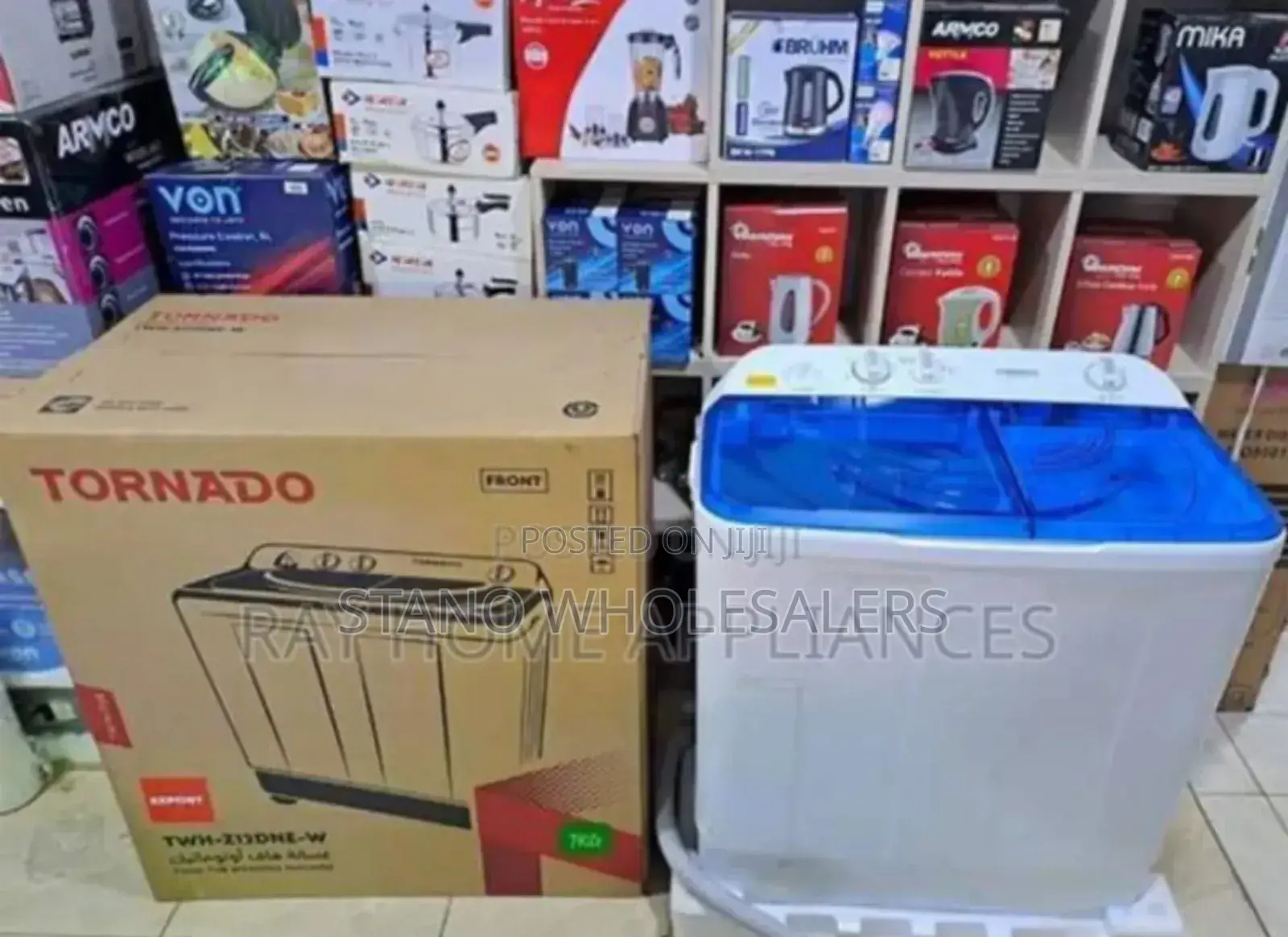 Colour White -Tornado 7.5kgs Washing Machin3