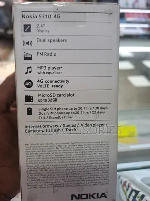 New Nokia 5310 XpressMusic White