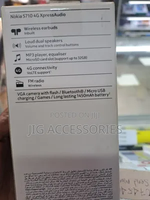 New Nokia 5710 XpressAudio Black