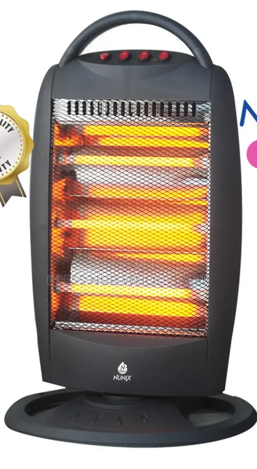 Nunix Quartz Portable Electric Room Heater