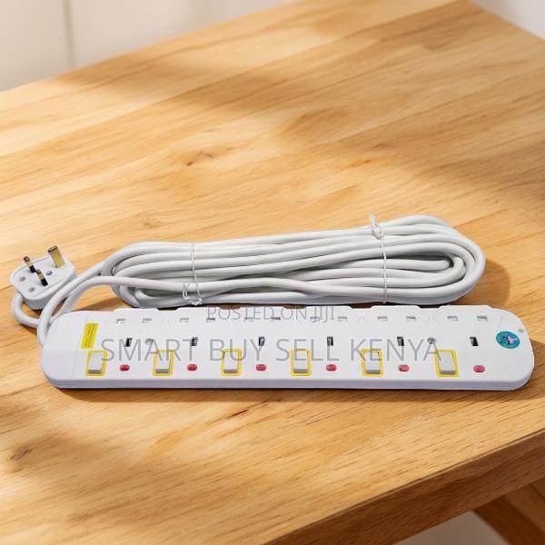 JSB 6 Way Abs Safety Socket 5m Power Extension Cable - main view