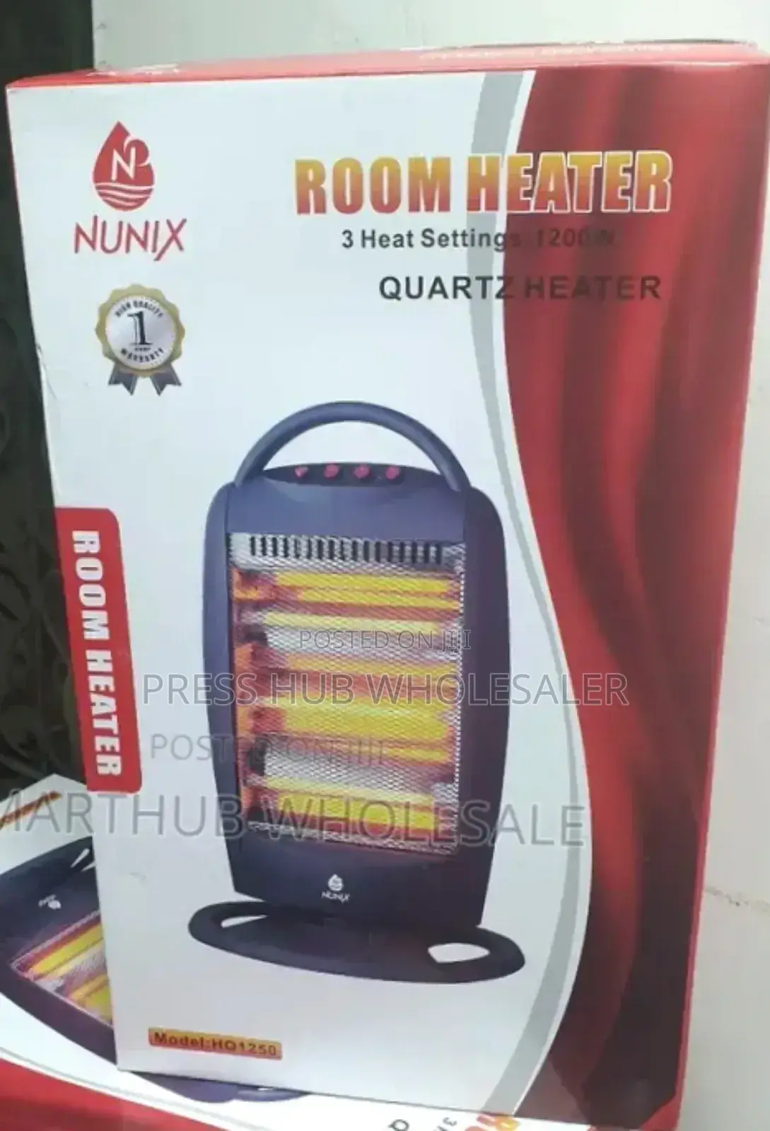 Nunix Quartz Portable Electric Room Heater* 