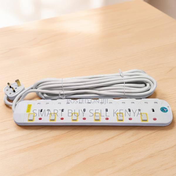 JSB 6 Way Heavy Duty Abs 5m Power Extension Cable - main view