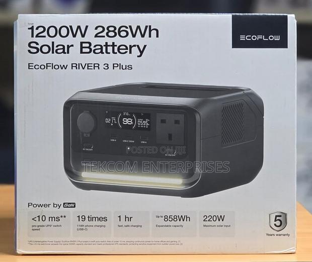 Ecoflow River 3 Plus Portable Power Station - main view