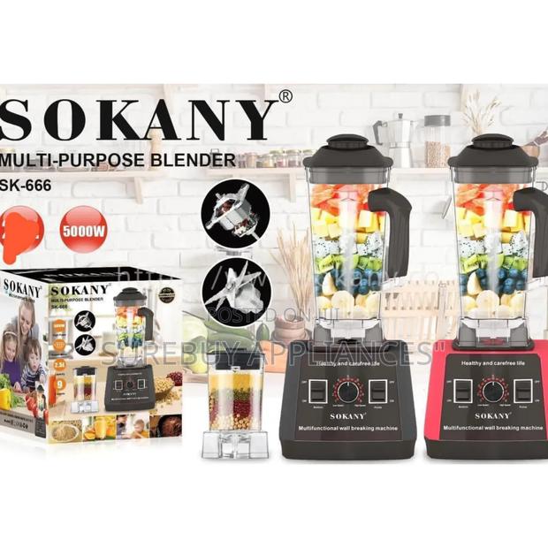 Commercial Blender 2 in 1 Sokany Blender