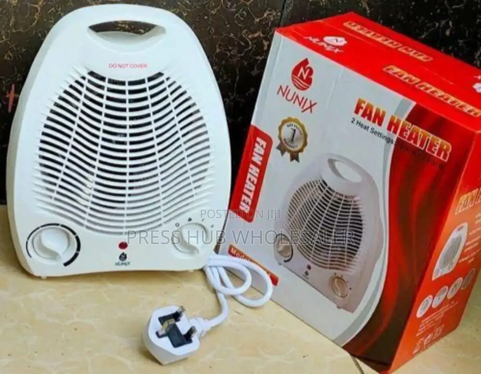 Nunix Portable Fan Heater.