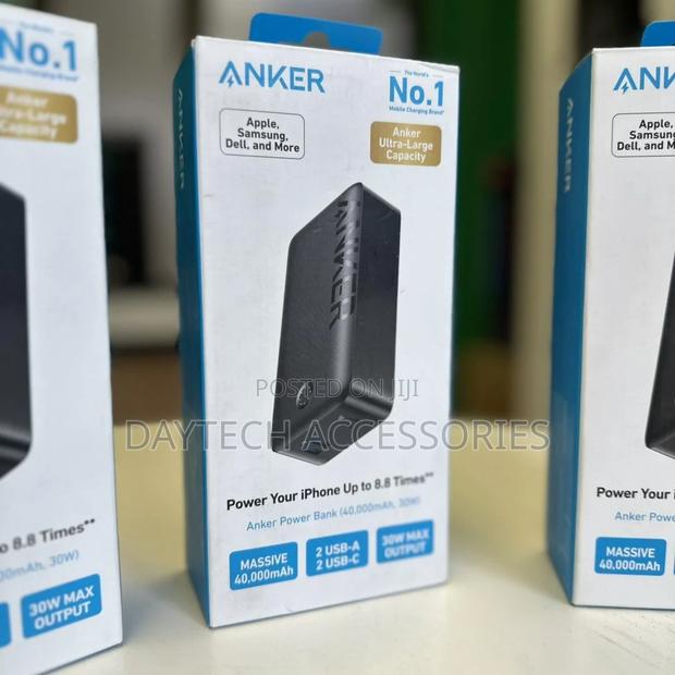 Anker Powercore 347 Power Bank 30w Output Black A1377h11