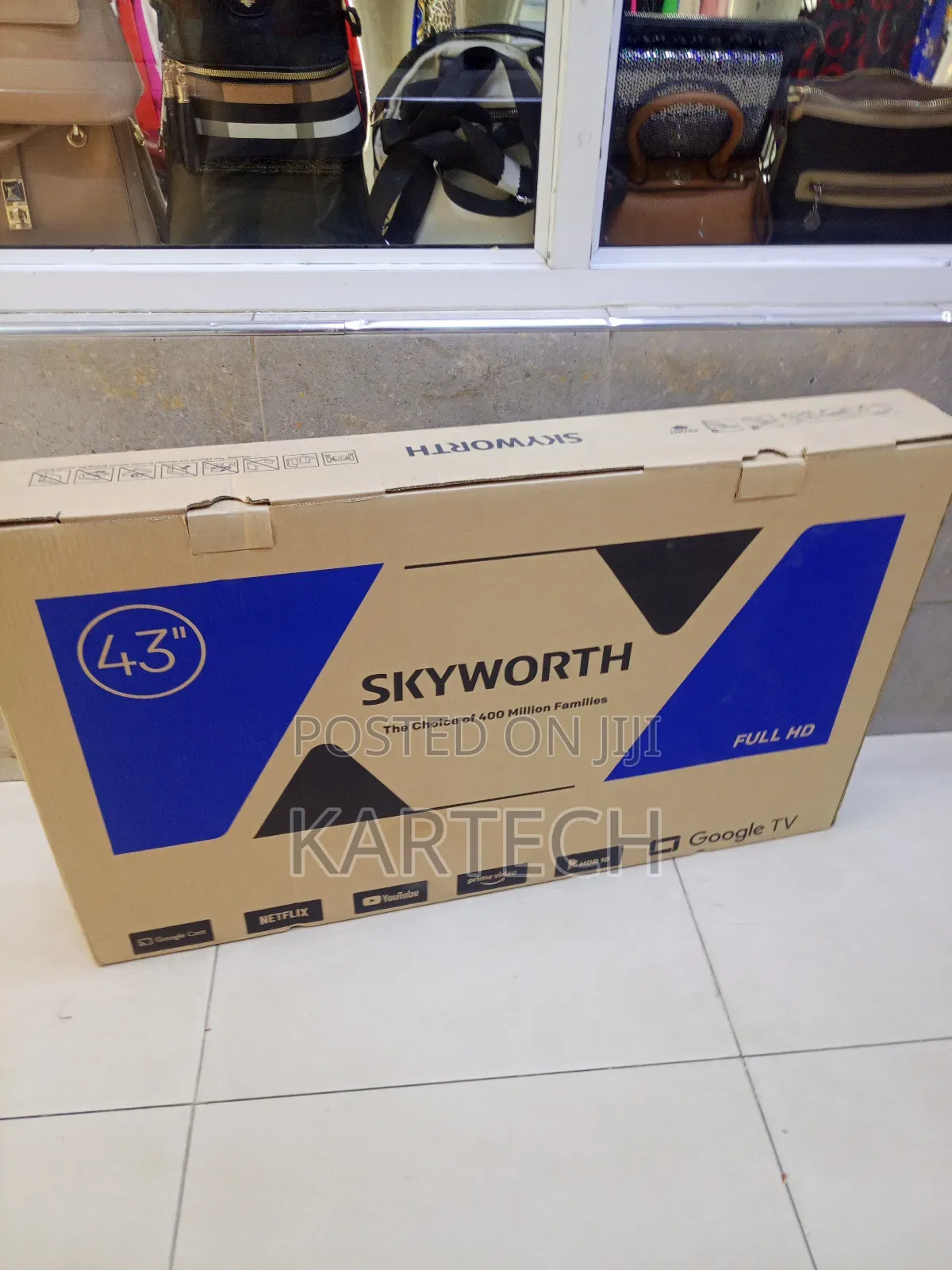 Skyworth 43 Inch Full Hd Google Smart Frameless Tv With Google Cast