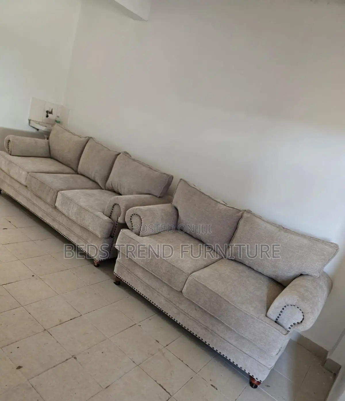Rustic 5 Seater Buffalo Sofa 3,2